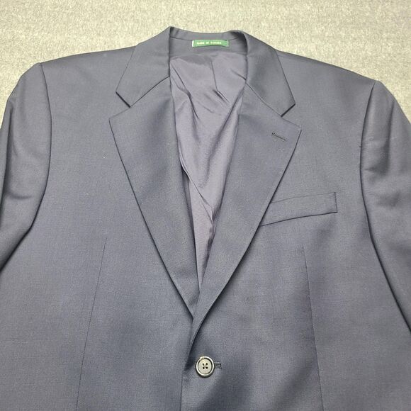 Lauren Ralph Lauren Blazer Mens 44 Wool Sport Coat Classic Made in Canada - Picture 2 of 11